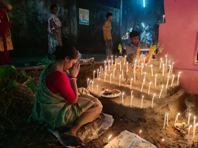 File image of Shamshan Dipali festival. Photo: Dhaka Tribune
