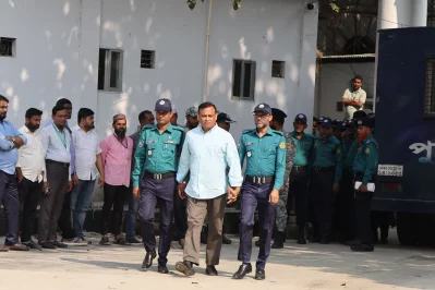 Former NTMC chief Ziaul Ahsan present at the  International Crimes Tribunal (ICT) on Wednesday, November 20, 2024. Photo: Mahmud Hossain Opu/ Dhaka Tribune