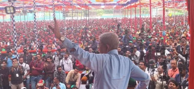 Mirza Fakhrul Islam Alamgir at Chuadanga District BNP&rsquo;s conference on Saturday, November 23, 2024. Photo: Tanvir Hasan/ Dhaka Tribune