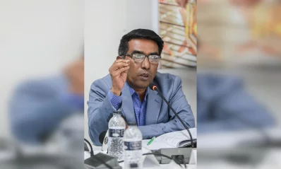 Aanjan Majumder, chief executive officer of Bangladesh Organic Hub. Photo: Dhaka Tribune/ Ahadul Karim Khan