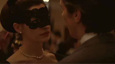 The ballroom scene from the film, The Dark Knight Rises. Photo: Collected