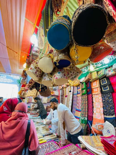 An Indian Shop of Kurti and Putli Bags at DITF. Photo: Yousha Tashfi/Dhaka Tribune