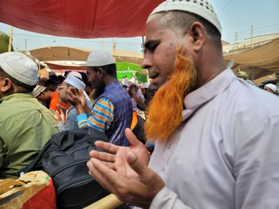 58th Bishwa Ijtema in Gazipur, on Sunday, February 16, 2025. Photo: Dhaka Tribune