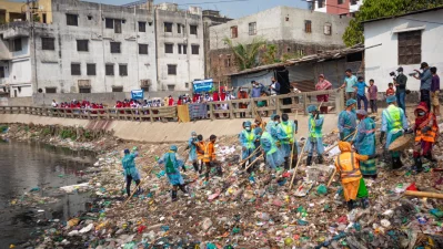 As these young heroes scrub the canals and challenge their elders, they are shaping a cleaner future. Photo: Dhaka Tribune