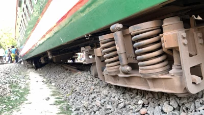 The accident occurred due to a signal error. Photo: Dhaka Tribune