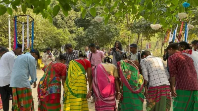 Baha Parab symbolizes unity, nature, and cultural heritage preservation. Photo: Dhaka Tribune