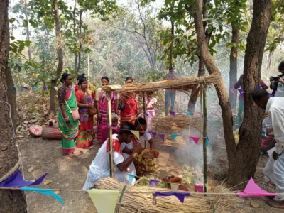 Baha Parab strengthens the bond between nature, land, and indigenous traditions. Photo: Dhaka Tribune 