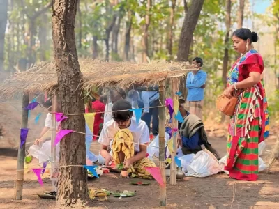 Baha Parab is a festival of gratitude towards nature’s blessings. Photo: Dhaka Tribune