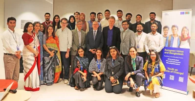 EU envoy visits Brac University to explore scopes of educational partnerships. Photo: Dhaka Tribune