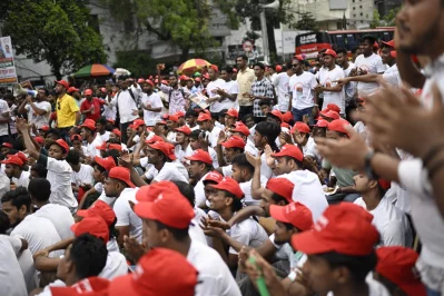 Thousands of activists flooded Dhaka Naya Paltan and nearby areas on Wednesday as three wings of the Bangladesh Nationalist Party (BNP) - Jubo Dal, Swechhasebak Dal and Chhatra Dal - gathered for a rally demanding the political rights of the youths. Photo: Mahmud Hossain Opu/Dhaka Tribune