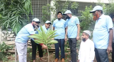 Jagannath University (JnU) observed World Environment Day. Photo: Dhaka Tribune