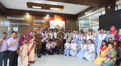 Educational institutions under the Bangladesh Army have achieved exceptional results in the Secondary School Certificate (SSC) examinations of 2025. Photo: Courtesy
