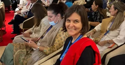 Chargée d’Affaires of the Embassy of Switzerland Corinne Henchoz Pignani. Photo: UNB