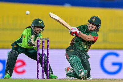 Rubya Haider played steadily on debut (AFP)
