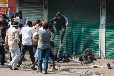 BNP-Police-Protest