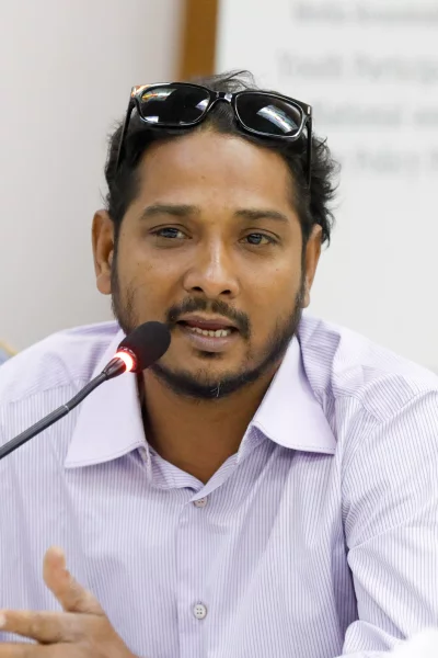 Mohammad Mohasin, Founder, Bangladesh Wheelchair Cricket Team. Photo: Ahadul Karim Khan/Dhaka Tribune