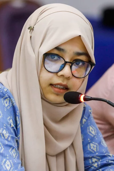 Rubaya Nasrin, Programme Officer, Friendship NGO. Photo: Ahadul Karim Khan/Dhaka Tribune