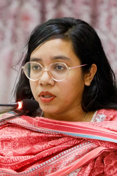 Sumaya Binte Shelim Sudha, Coordinator, ICCCAD. Photo: Ahadul Karim Khan/Dhaka Tribune