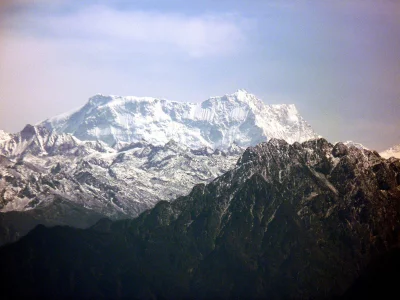 Gangkar Phuensum - the highest peak in Bhutan and highest unclimbed mountain in the world as seen from the Dochula Pass. Photo: Dhaka Tribune