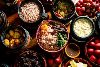 A Bhutanese meal. Photo: Dhaka Tribune