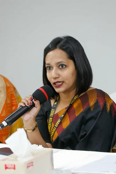 Mahnaz Worda Lithi, Assistant Manager & Gender Focal, Jaago Foundation Trust. Photo: Ahadul Karim Khan/Dhaka Tribune