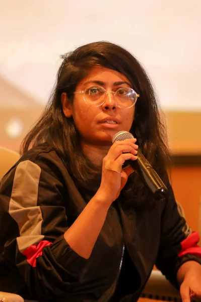 Tamanna Rahman, Thematic Lead, Climate Resilience, Practical Action. Photo: Ahadul Karim Khan/Dhaka Tribune