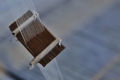 A weaving reed used in a loom. Reed helps to keep the warp threads aligned and evenly spaced during the weaving process. Photo: Dhaka Tribune