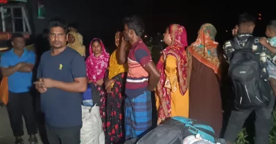 Five bus passengers killed in tragic train accident in Tangail, on March 27, 2026.