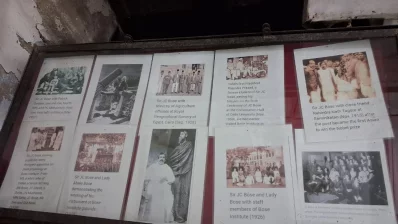 Preserving history: A collection of historic photos and documents detailing Bose&rsquo;s life and work at JC Bose Complex. Photo: Dhaka Tribune/Collected