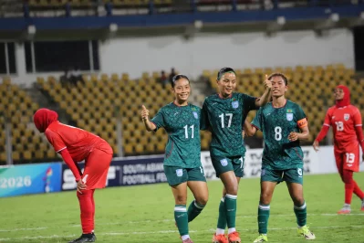 Umehla Marma, No. 11, celebrates. Photo: BFF