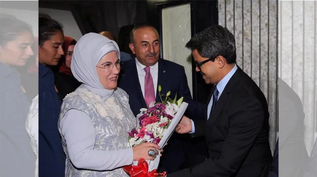 Turkish First Lady arrives in Dhaka