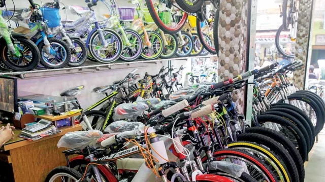 Imported bicycles grab major share of local market