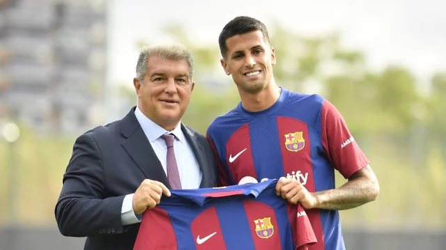 Barcelona sign Portuguese duo Felix and Cancelo on loan