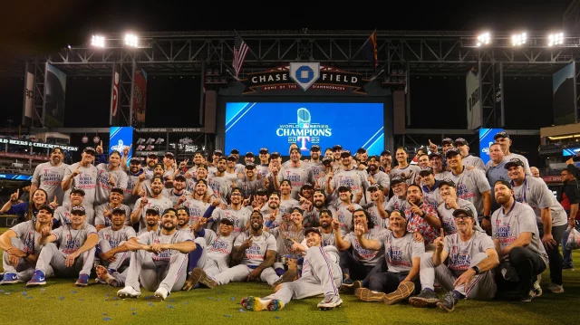 Texas Rangers win their first-ever World Series title, beating the