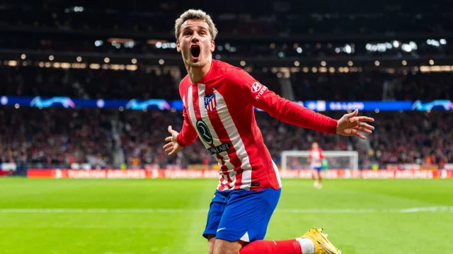 Griezmann iguala el récord de goles de Aragón en el empate del Atlético