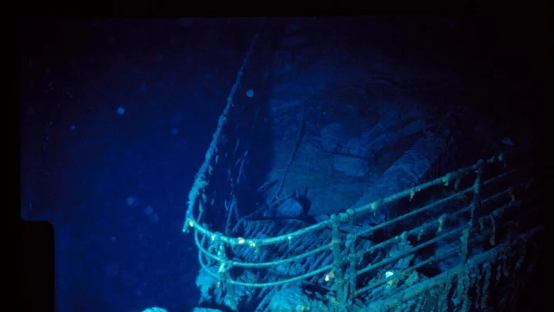 inside titanic shipwreck