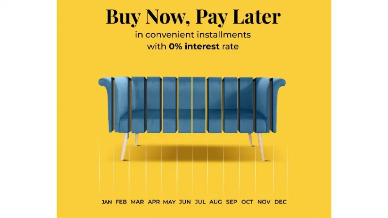 Buy now pay later furniture online discount