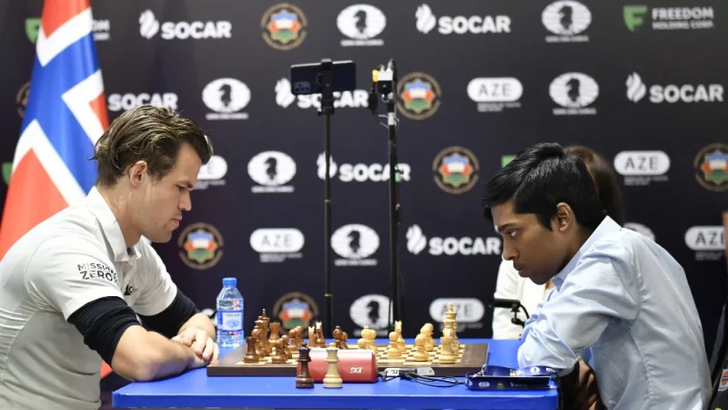 16-Year-Old GM R Praggnanandhaa Stuns Chess World No 1 Magnus Carlsen