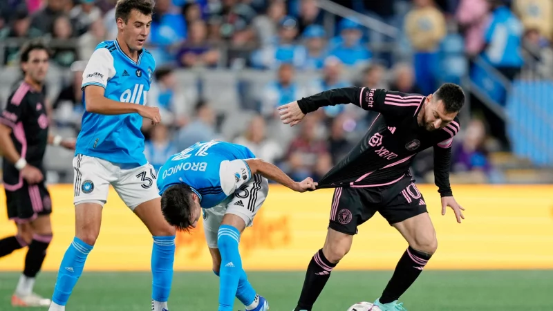 Messi plays entire game for Inter Miami in a 1-0 loss as Charlotte