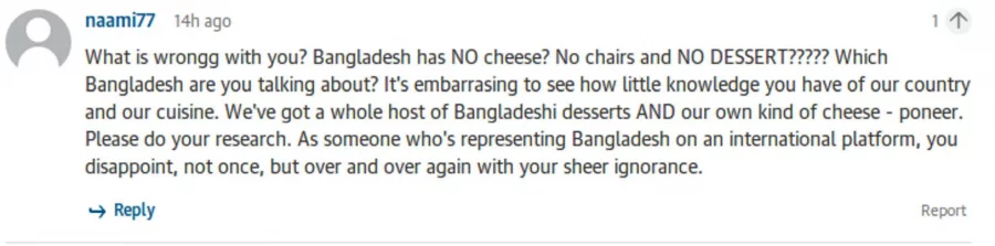 Bangladeshi cuisine has no dessert?