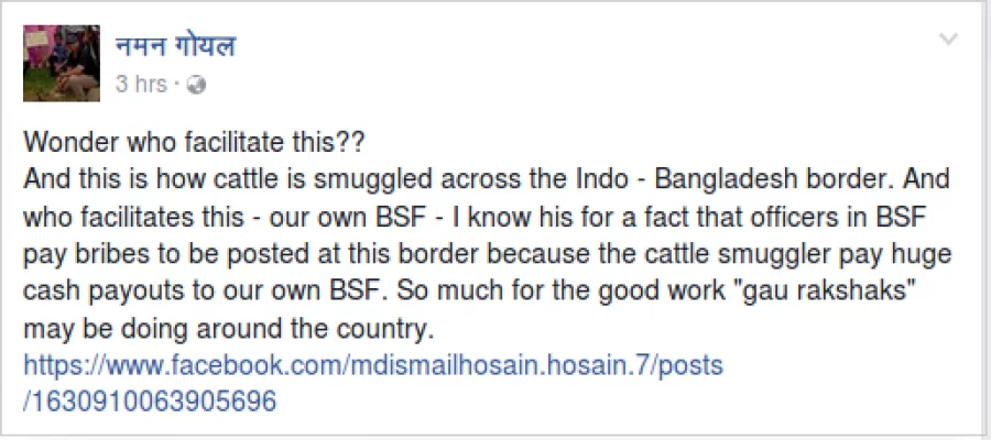Cow smuggling video_FB reaction-3