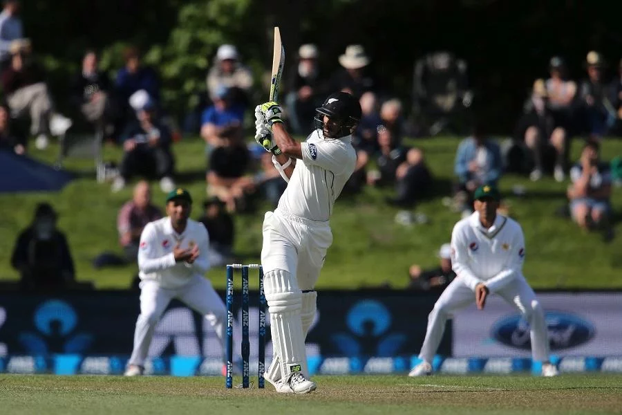 CHRISTCHURCH, NEW ZEALAND - NOVEMBER 18:  Jeet Raval of New Zealand bats during day two of the First Test between New Zealand and Pakistan at Hagley Oval on November 18, 2016 in Christchurch, New Zealand.  (Photo by Martin Hunter/Getty Images)