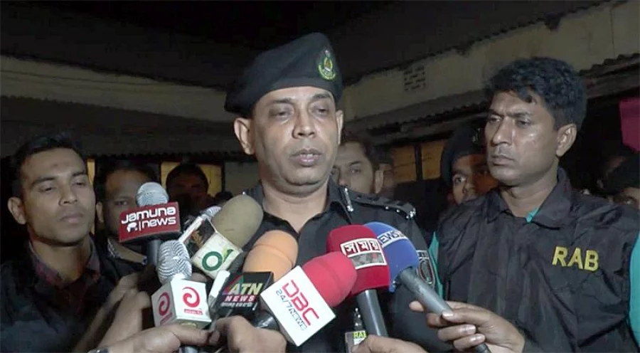 Ashulia RAB DIG Jahangir addresses journalists regarding the kidnapping incident Dhaka Tribune