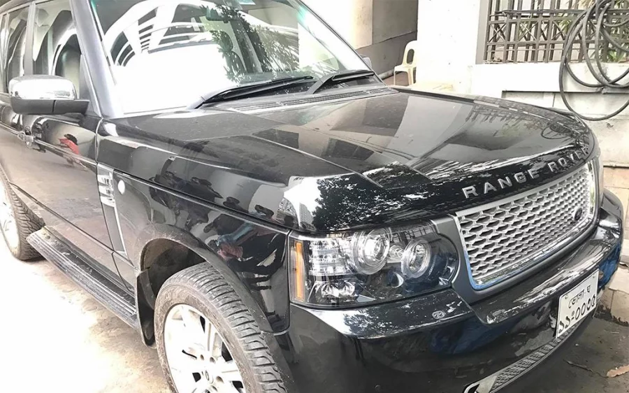 The Range Rover belonging to Moosa Bin Shamsher Courtesy