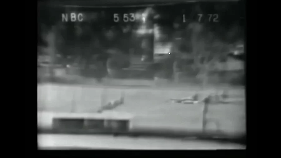A screengrab of the video shot by the author