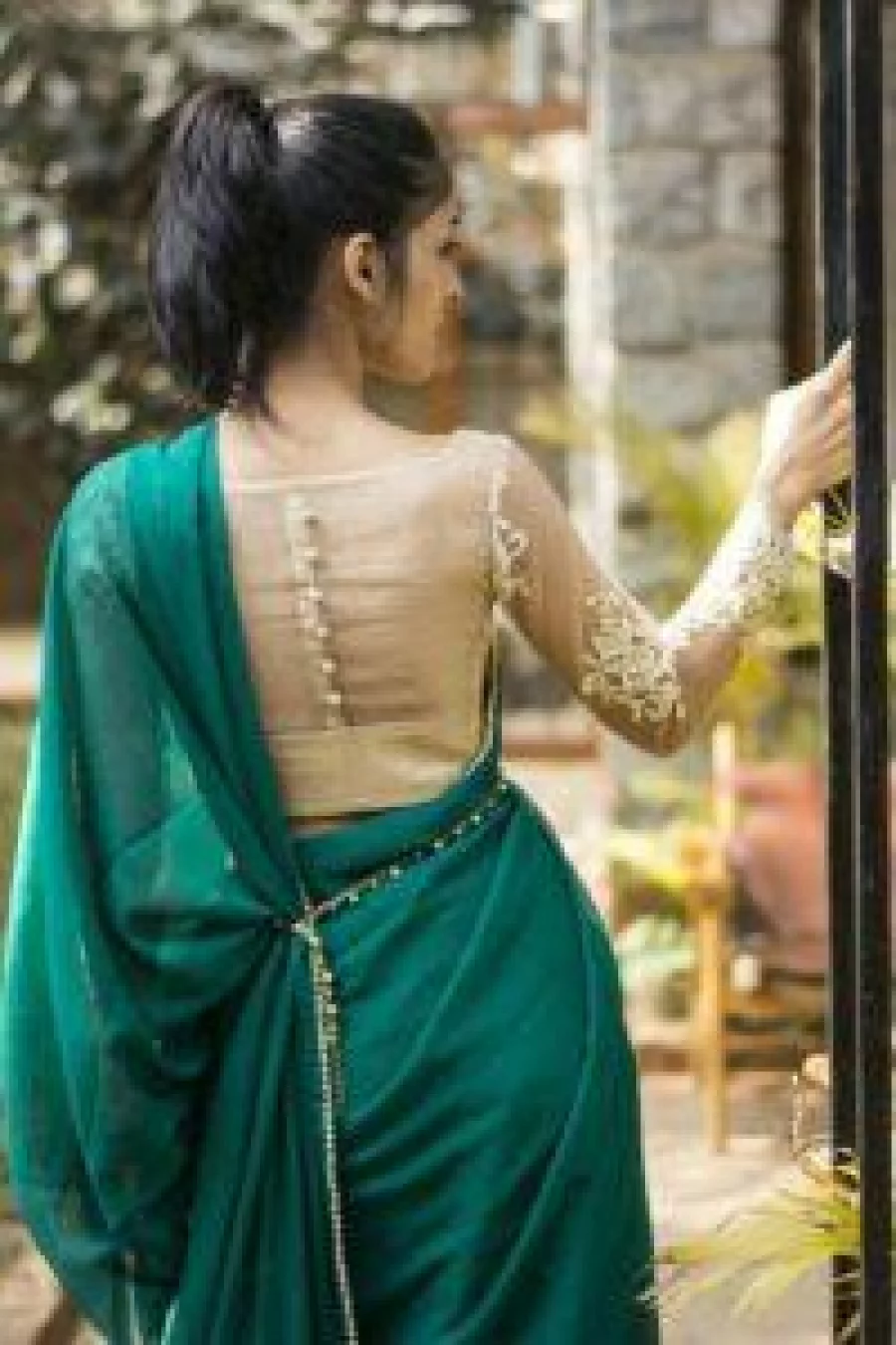 Sheer blouse