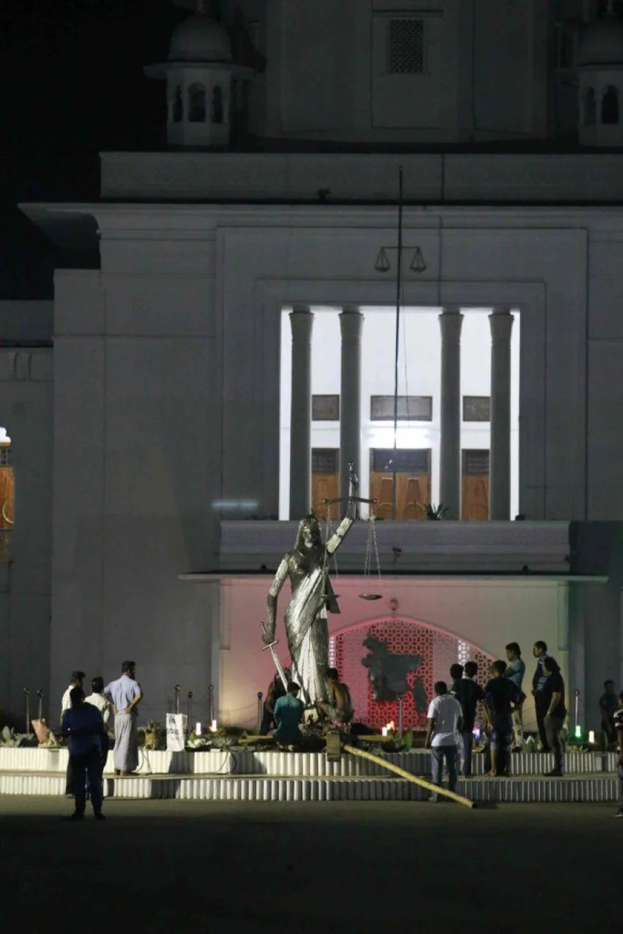 lady justice removal high court