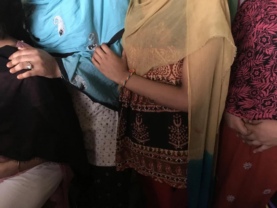 Girls from Bangladesh who were sex trafficked to India at a shelter home for rescued girls in Pune in Maharashtra, India on July 7, 2017. THOMSON REUTERS FOUNDATION/ROLI SRIVASTAVA