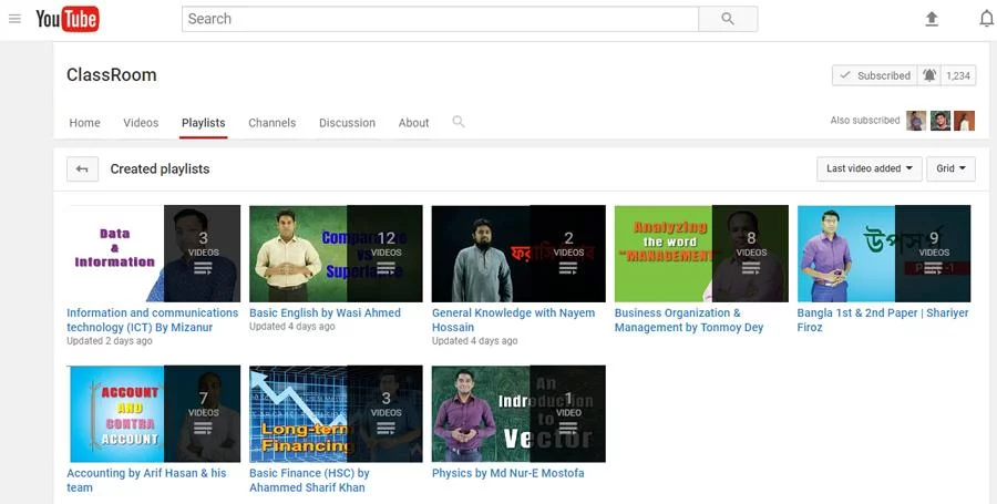 YouTube-Classroom