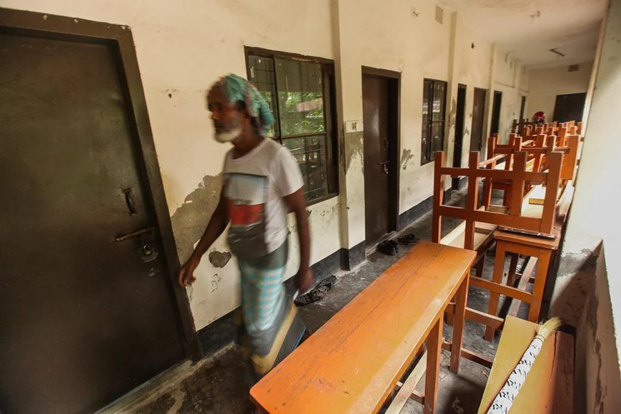 The education of over 200 students are now jeopardised after the school was forced to shut down Rajib Dhar/Dhaka Tribune